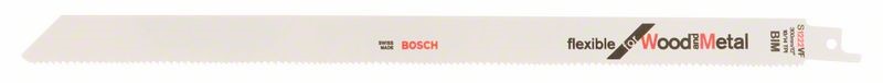 BOSCH SABRE SAW BLADE S1222VF WOOD TO 250MM/ METAL TO 250MM PKT 2